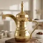 1L Gold Coffee Kettle - Elegant Kitchen Appliance