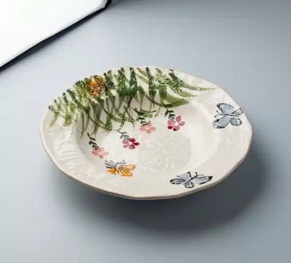 nADigjcQ-1.jpg 8-Inch Modern Soup Serving Plate – Elegant Serving Dish - Bait Baitk Lebanon