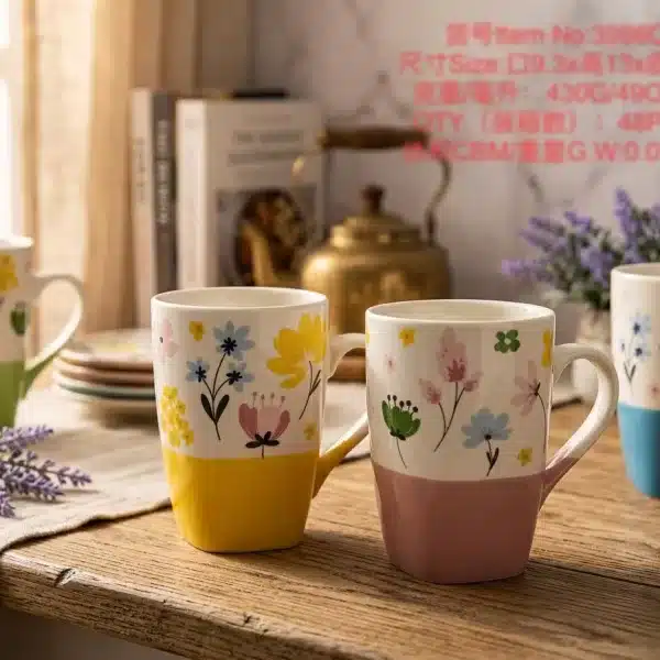 qVLTwoHX-1.jpg Elegant Ceramic Coffee Mug – Kitchen Essentials - Bait Baitk Lebanon