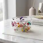 Crystal Clear Glass Bowl - Modern Decor Essential