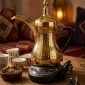 1L Gold Electric Arabic Coffee Dallah - Bait Baitk Lebanon