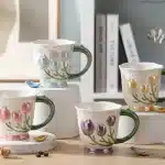 Elegant Ceramic Coffee Cup | Modern Home Decor