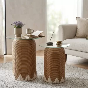elegant modern coffee table set
