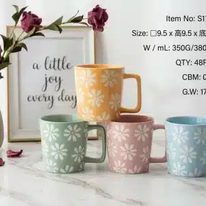 elegant ceramic coffee mug