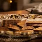 Modern Walnut Decorative Plate for Home Decor - Bait Baitk Lebanon