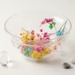 Crystal Clear Glass Serving Bowl | Modern Home Decor - Bait Baitk Lebanon