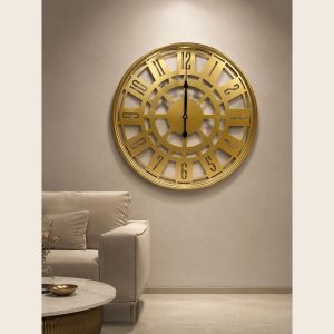 Luxury gold wall clock 50 cm - SK-5334
