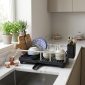 Dorsch 1-Tier Dish Rack Aluminium DH-04681 in use