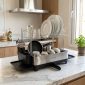 Dorsch 2-Tier Dish Rack Stainless (30-06) DH-04682 in use