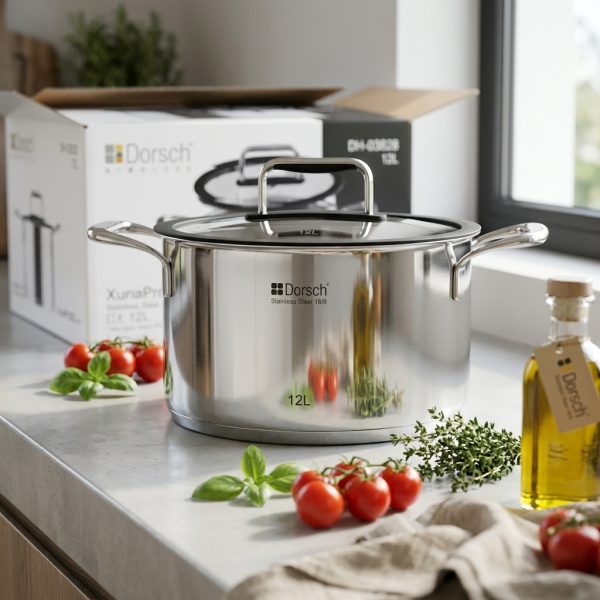Dorsch - 28 cm - 12L 172 (Stainless Steel 18/8) DH-03828 styled Dorsch - 28 cm - 12L 172 (Stainless Steel 18/8) DH-03828 styled