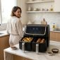 Dorsch Air Fryer Duo 9.6L DH-07820 in use