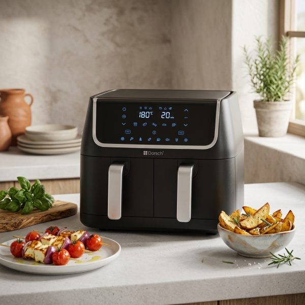 Dorsch Air Fryer Duo 9.6L DH-07820 styled Dorsch Air Fryer Duo 9.6L DH-07820 styled
