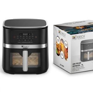 قلاية هوائية دورش DH-07811 | Dorsch Air fryer Invision - 7L Dual Heating Units DH-07811