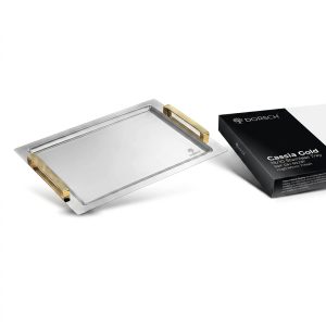 صينية تقديم دورش DH-03237 | Dorsch Cassia Gold 18/10 Stainless Tray DH-03237
