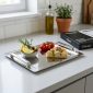 Dorsch Cassia Silver 18/10 Stainless Tray DH-03238 styled