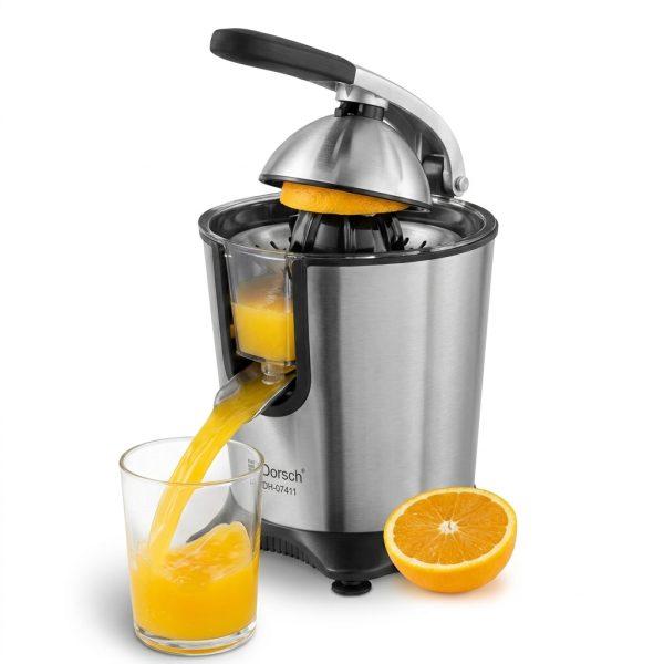 عصارة دورش DH-07411 | Dorsch Citrus Juicer - 160w Stainless Steel Body, Aluminum Handle DH-07411