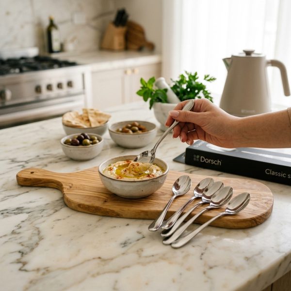 Dorsch Classic Small Spoon set 6 pcs DH-01987 in use Dorsch Classic Small Spoon set 6 pcs DH-01987 in use