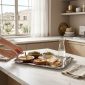 Dorsch Combi Silver 18/10 Stainless Tray DH-03213 in use