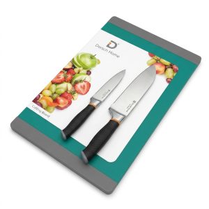لوح تقطيع دورش DH-04615 | Dorsch Cutting Board + Santuku & Pairing Knives DH-04615