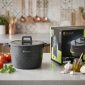 Dorsch Dim: 28xh7.4cm Stock Pot 24 cm Proglider Non-Stick Marble Ceramic Coated, Die-casting aluminum DH-05564 styled