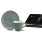 طقم فناجين قهوة دورش DH-09341 | Dorsch Dune 12 Pieces Coffee Cups Set Gold Rim DH-09341