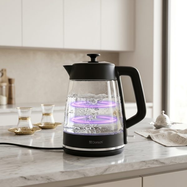 Dorsch Electric Kettle EK-86 DH-07306 in use Dorsch Electric Kettle EK-86 DH-07306 in use