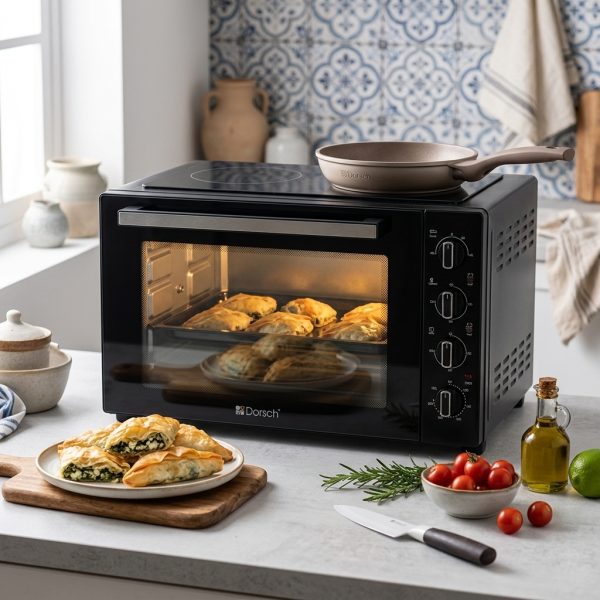 Dorsch Electric Oven 48L with Hob DH-07850 styled Dorsch Electric Oven 48L with Hob DH-07850 styled