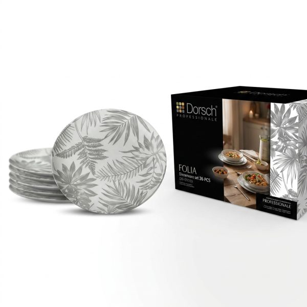 طقم بورسلين دورش DH-09394 | Dorsch FOLIA Porcelain Set 26 Pcs DH-09394