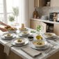 Dorsch FOLIA Porcelain Set 26 Pcs DH-09394 in use