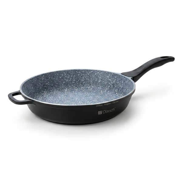 مقلاة دورش DH-05532 | Dorsch Fry Pan - Ø32cm Proglider Non-Stick Marble Ceramic Coated, Die-casting DH-05532