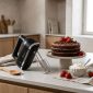 Dorsch Hand Mixer DH-07300 next to a homemade chocolate cake