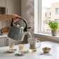 Dorsch Kettle Grey 2.5 L Stainless Steel 18/8 DH-02905 in use