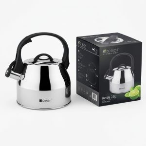 غلاية دورش DH-02906 | Dorsch Kettle Mirror 2.5 L Stainless Steel 18/8 DH-02906