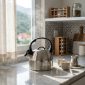 Dorsch Kettle Mirror 2.5 L Stainless Steel 18/8 DH-02906 in use