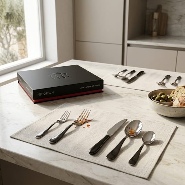 Dorsch Lotus Cutlery Set - 72 Pcs DH-01990 in use Dorsch Lotus Cutlery Set - 72 Pcs DH-01990 in use