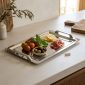Dorsch Luxe Silver 18/10 Stainless Tray DH-03233 styled