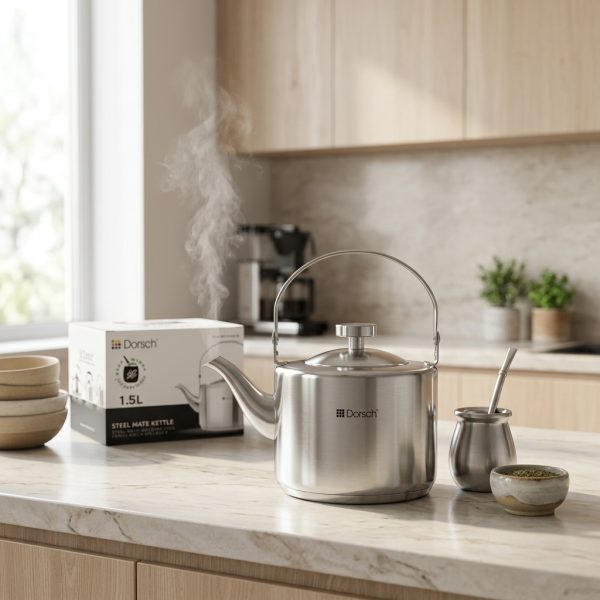 Dorsch Mate Kettle Stainless DH-02921 in use Dorsch Mate Kettle Stainless DH-02921 in use