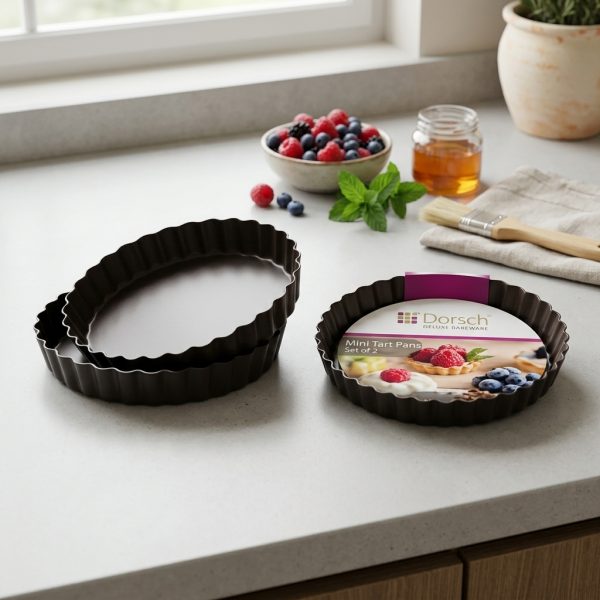 Dorsch Mini tart pan set of 2 DH-08982 styled Dorsch Mini tart pan set of 2 DH-08982 styled