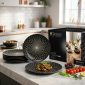 Dorsch Noir Stoneware Set 24 Pcs DH-09390 styled