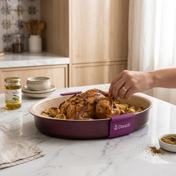 Dorsch Oval Roaster premium - 43 x 30 cm DH-08945/PR in use Dorsch Oval Roaster premium - 43 x 30 cm DH-08945/PR in use