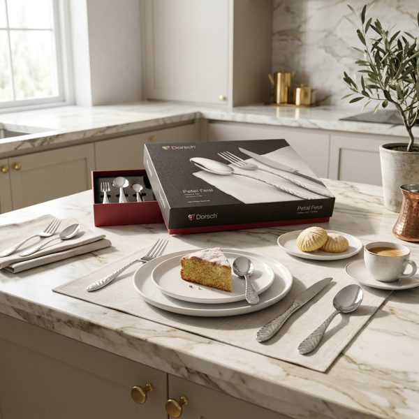 Dorsch Petal Cutlery Set - 72 Pcs DH-01994 in use Dorsch Petal Cutlery Set - 72 Pcs DH-01994 in use