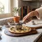 Dorsch Pizza Cutter DH-05753 in use