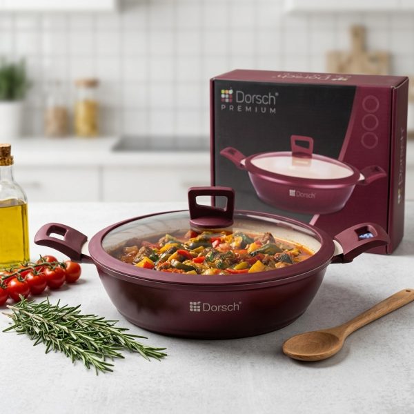 Dorsch Premium Low Casserole 32 cm DH-05474 styled Dorsch Premium Low Casserole 32 cm DH-05474 styled