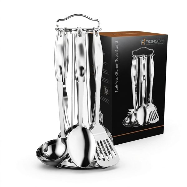 Dorsch Stainless Kitchentools Stand - 7 Pcs DH-05721 Dorsch Stainless Kitchentools Stand - 7 Pcs DH-05721