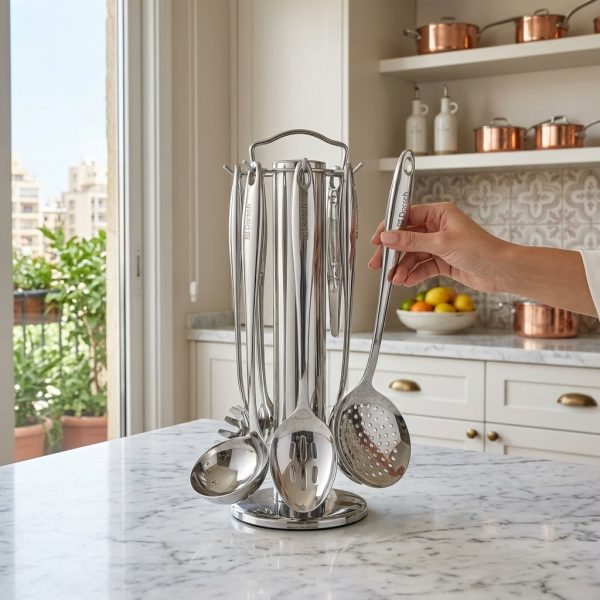Dorsch Stainless Kitchentools Stand - 7 Pcs DH-05721 in use Dorsch Stainless Kitchentools Stand - 7 Pcs DH-05721 in use