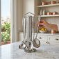Dorsch Stainless Kitchentools Stand - 7 Pcs DH-05721 in use