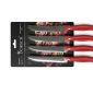Dorsch Steak Knife Set - 4 Pcs - Red DH-04641