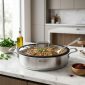 Dorsch Steel Pro Low Casserole 32 cm DH-03852 in use