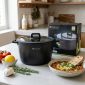 Dorsch Stock Pot 28 cm Proglider Non-Stick Marble Ceramic Coated, Die-casting aluminum DH-05568 styled