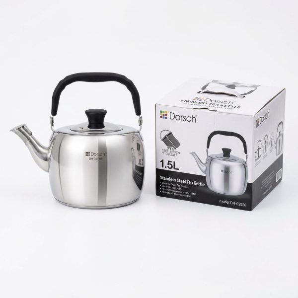غلاية دورش DH-02920 | Dorsch Tea Kettle Stainless DH-02920